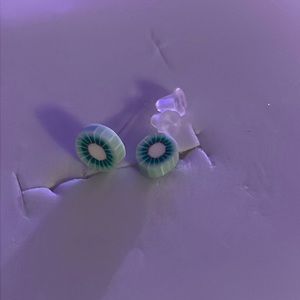 Tiny fruit earrings